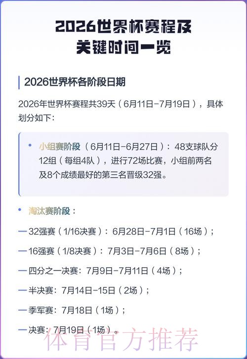 2026世界杯每日赛程最新实时赛程怎么查 2026世界杯每日赛程最新实时赛程怎么查